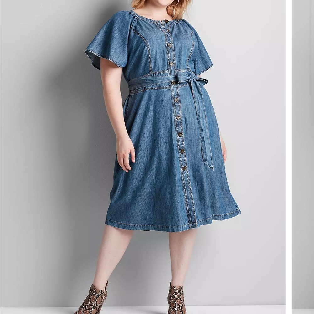 Lane Bryant Denim Dress